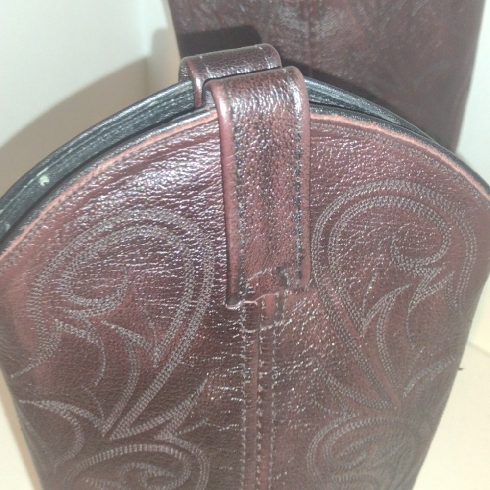 Dan post cowboy boots size 6 vintage style - Picture 4 of 12